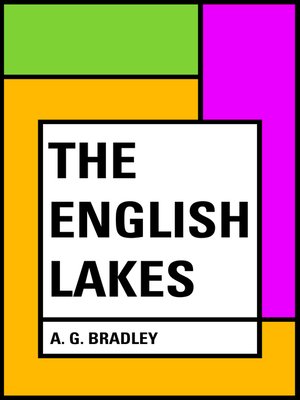 cover image of The English Lakes